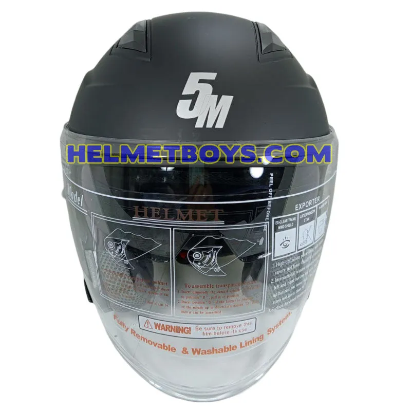 5M BOLTZ Motorcycle Sunvisor Helmet