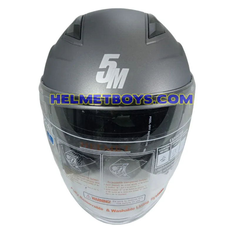 5M BOLTZ Motorcycle Sunvisor Helmet