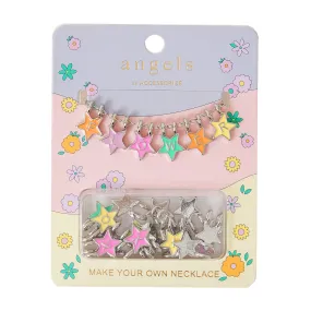 Accessorize London Girl's Star Charm Make Your Own Necklace Set