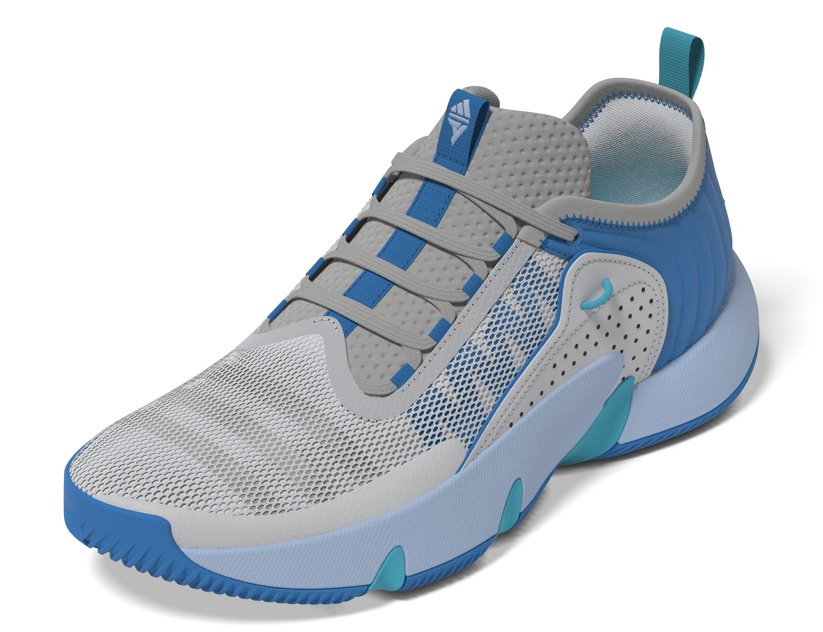 Adidas Mens Trae Unlimited Basketball Shoes - Grey/Grey/Blue