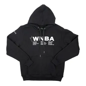 Adult Indiana Fever WNBA All-City Hooded Sweatshirt in Black by KUR8TED