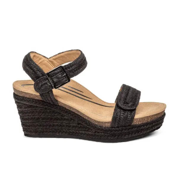 Aetrex Women's Sydney Black Jute