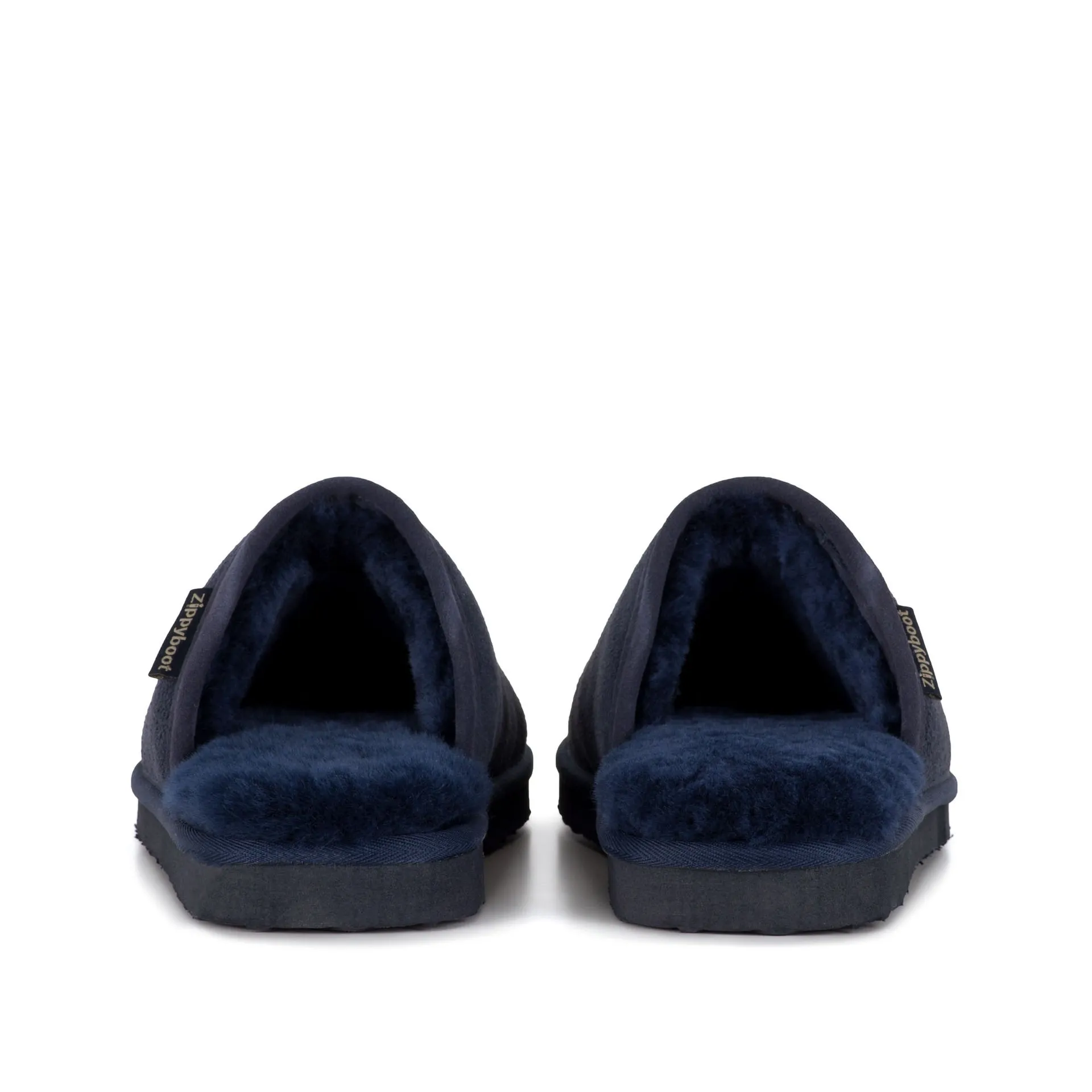 ALLEN NAVY SHEEPSKIN SLIPPER MULE