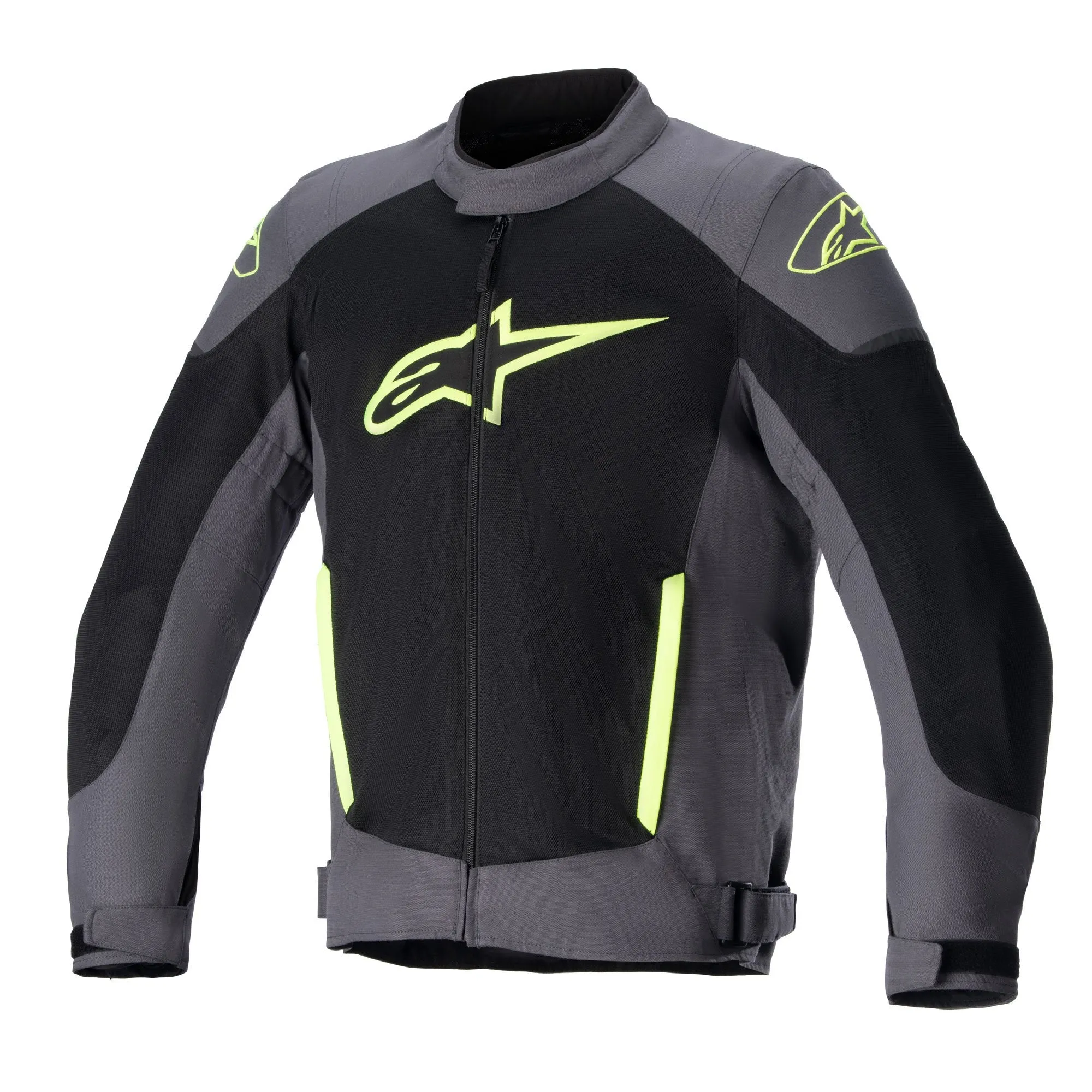 Alpinestars T Sp X Superair Motorcycle Jacket Tar Grey Black Yellow Fluo