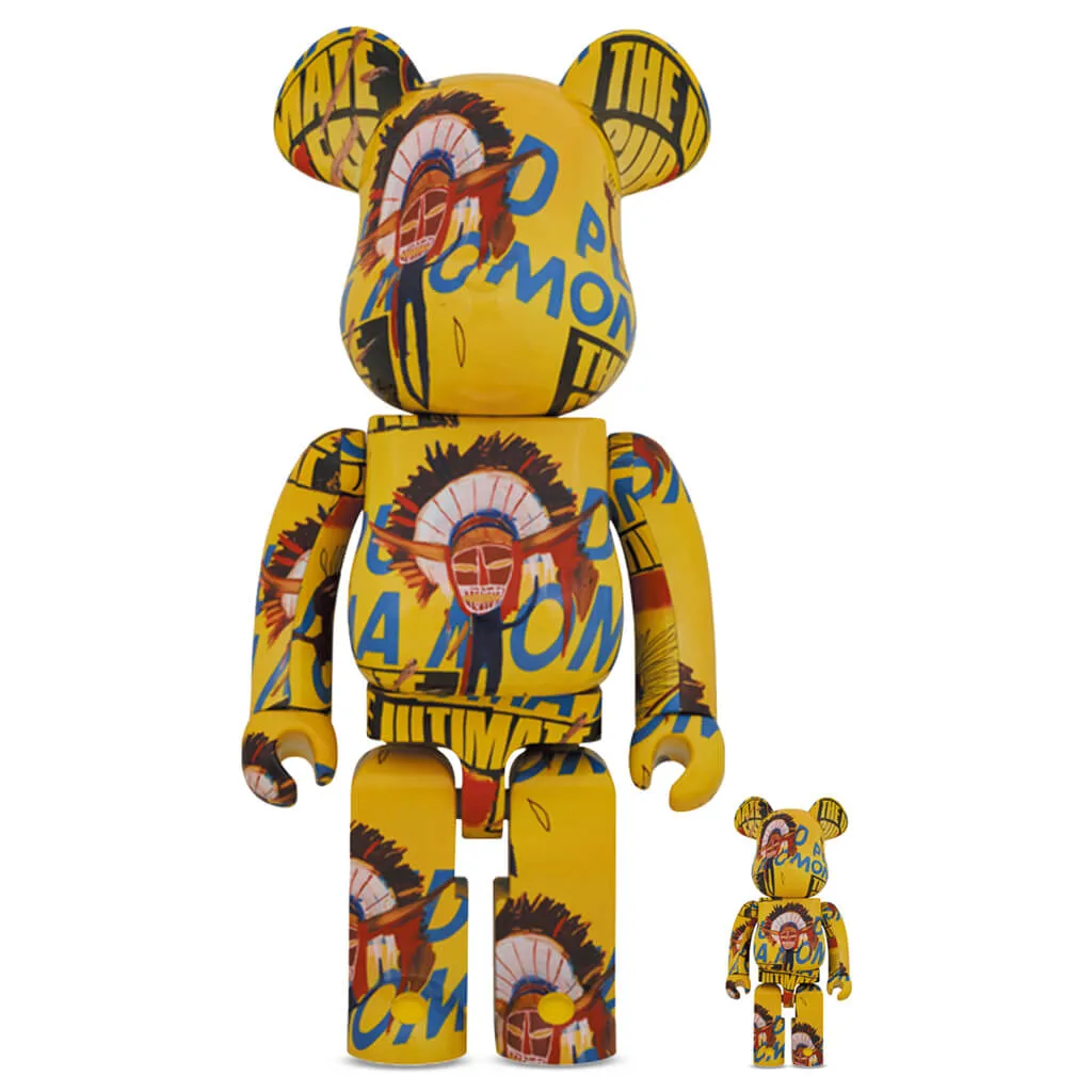 Andy Warhol × Jean-Michel Basquiat #3 100% & 400% BE@RBRICK Set