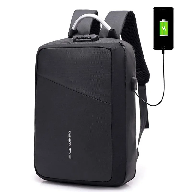 Anti-Theft USB charging Electronic storage Bag