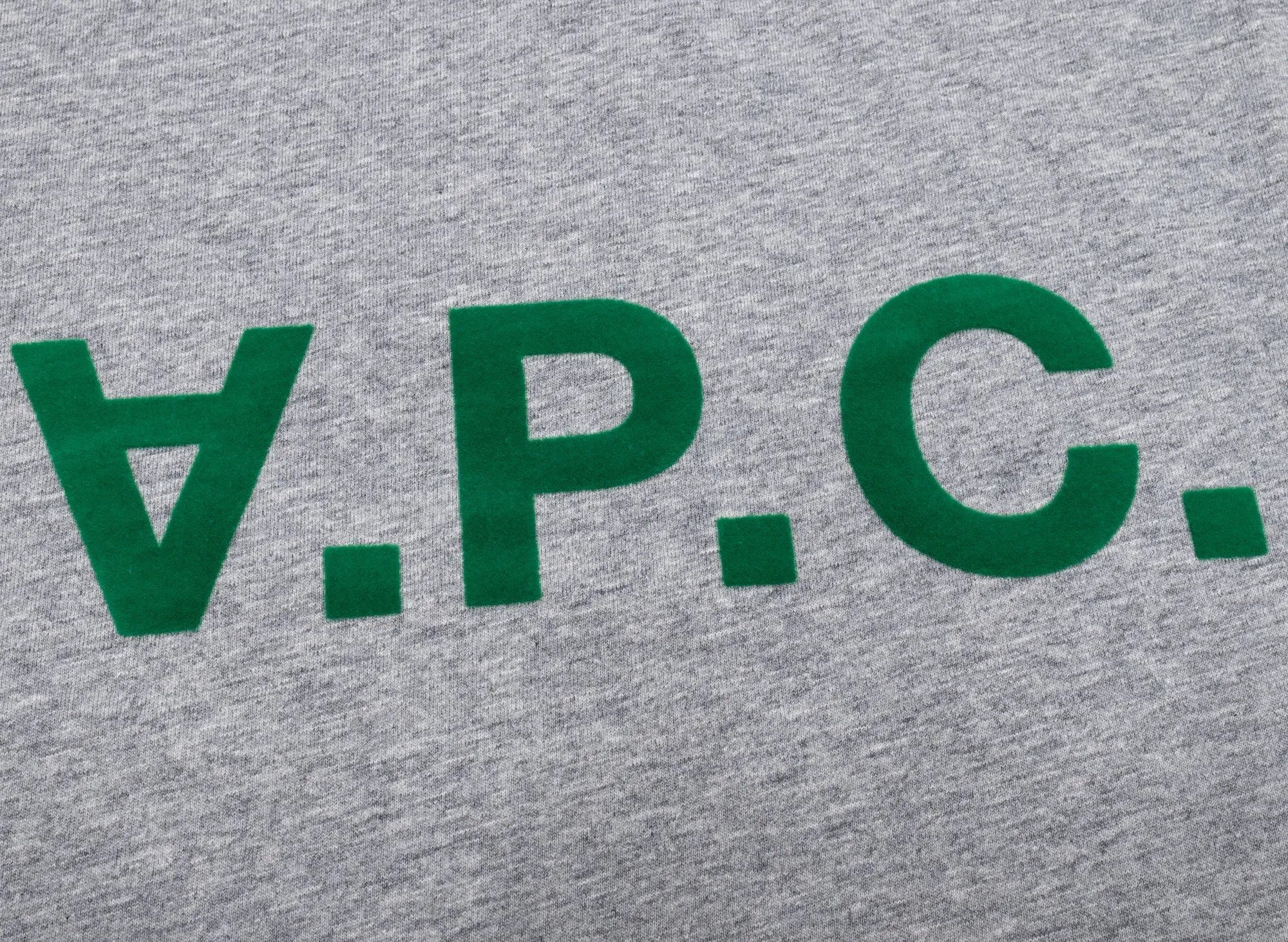 A.P.C. VPC Color H T-Shirt in Grey/Green