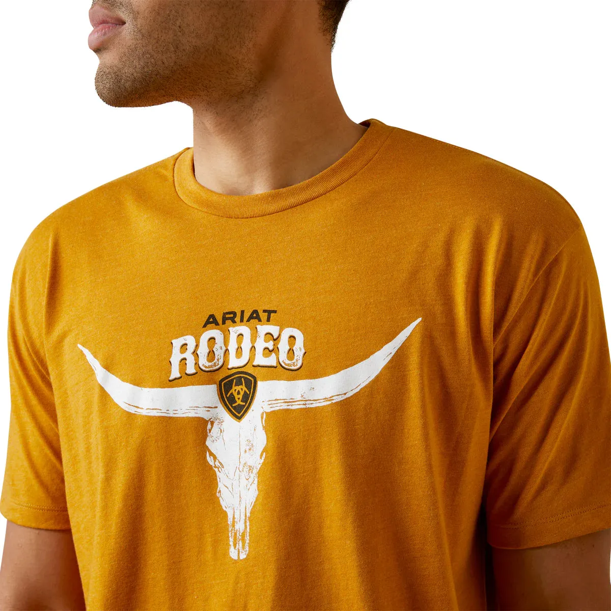 Ariat Mens Rodeo Skull Buckhorn T-Shirt