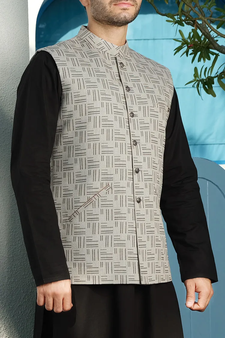 Ash Grey Suiting Waistcoat - AL-WC-287