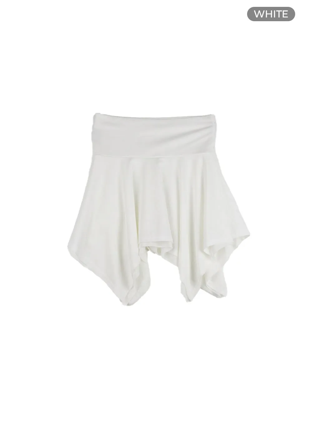 Asymmetrical Ruffle Mini Skort CU420