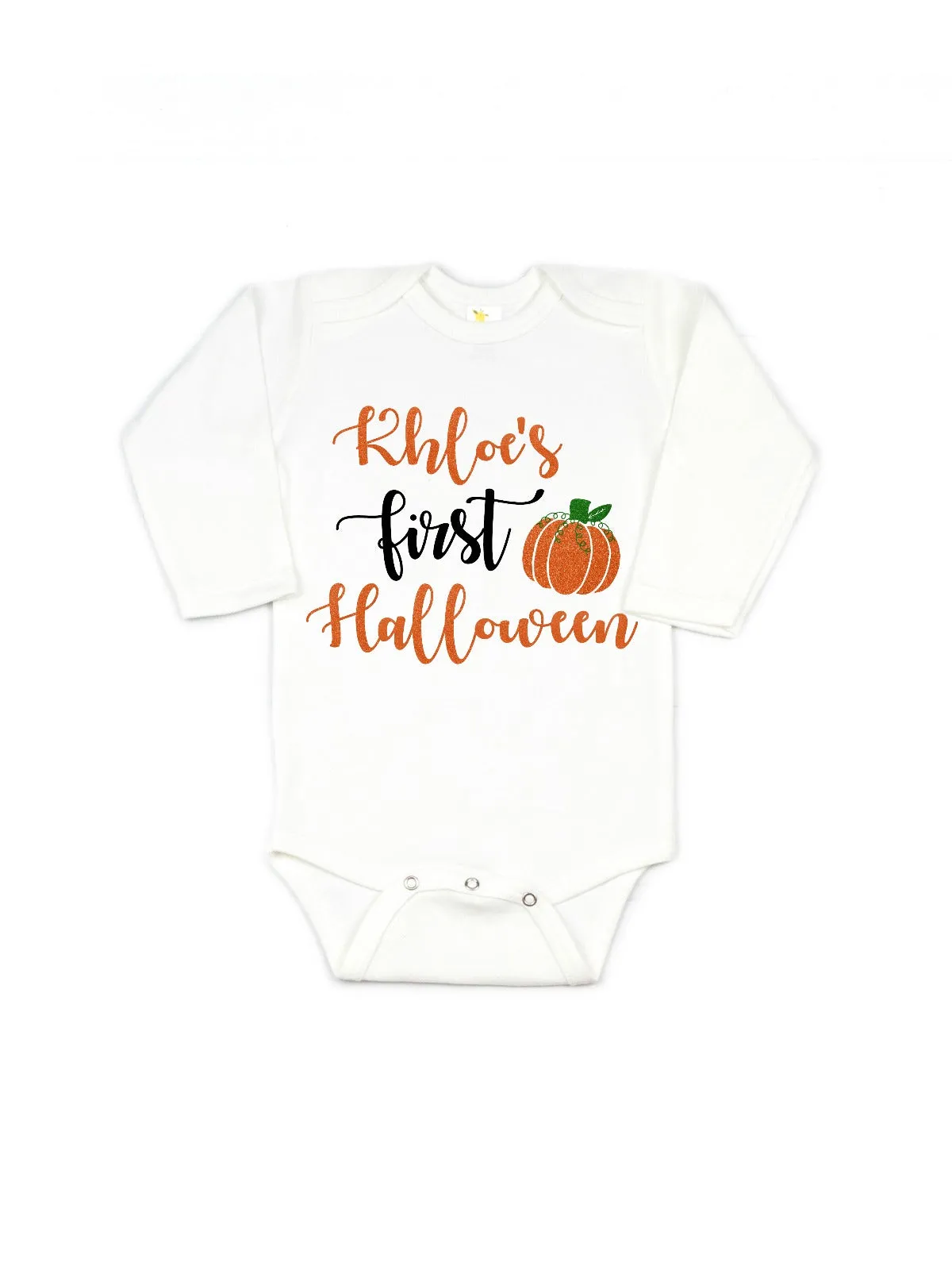 Baby Girl's First Halloween Tutu Outfit - Personalized