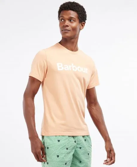 BARBOUR Logo T-Shirt Coral Sands