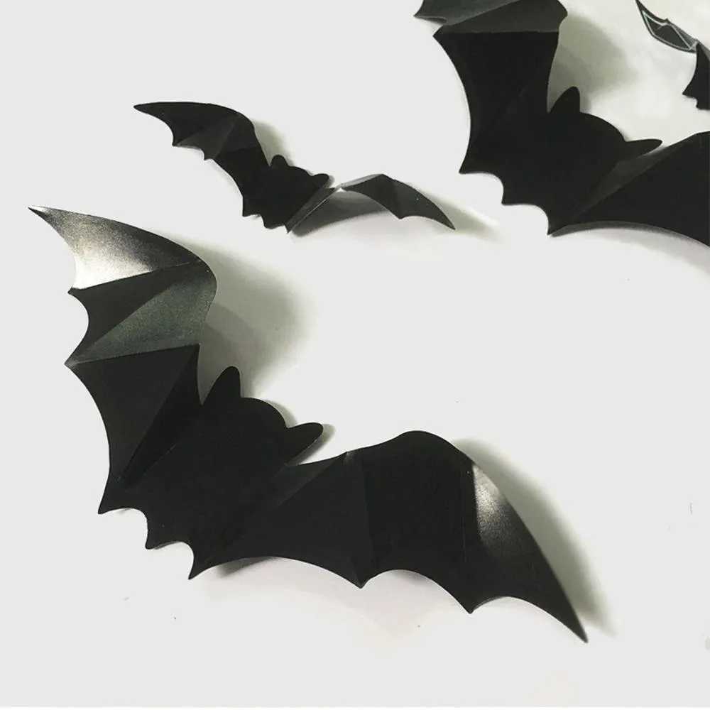 Bat Vinyl Wall Stickers (8 pieces)