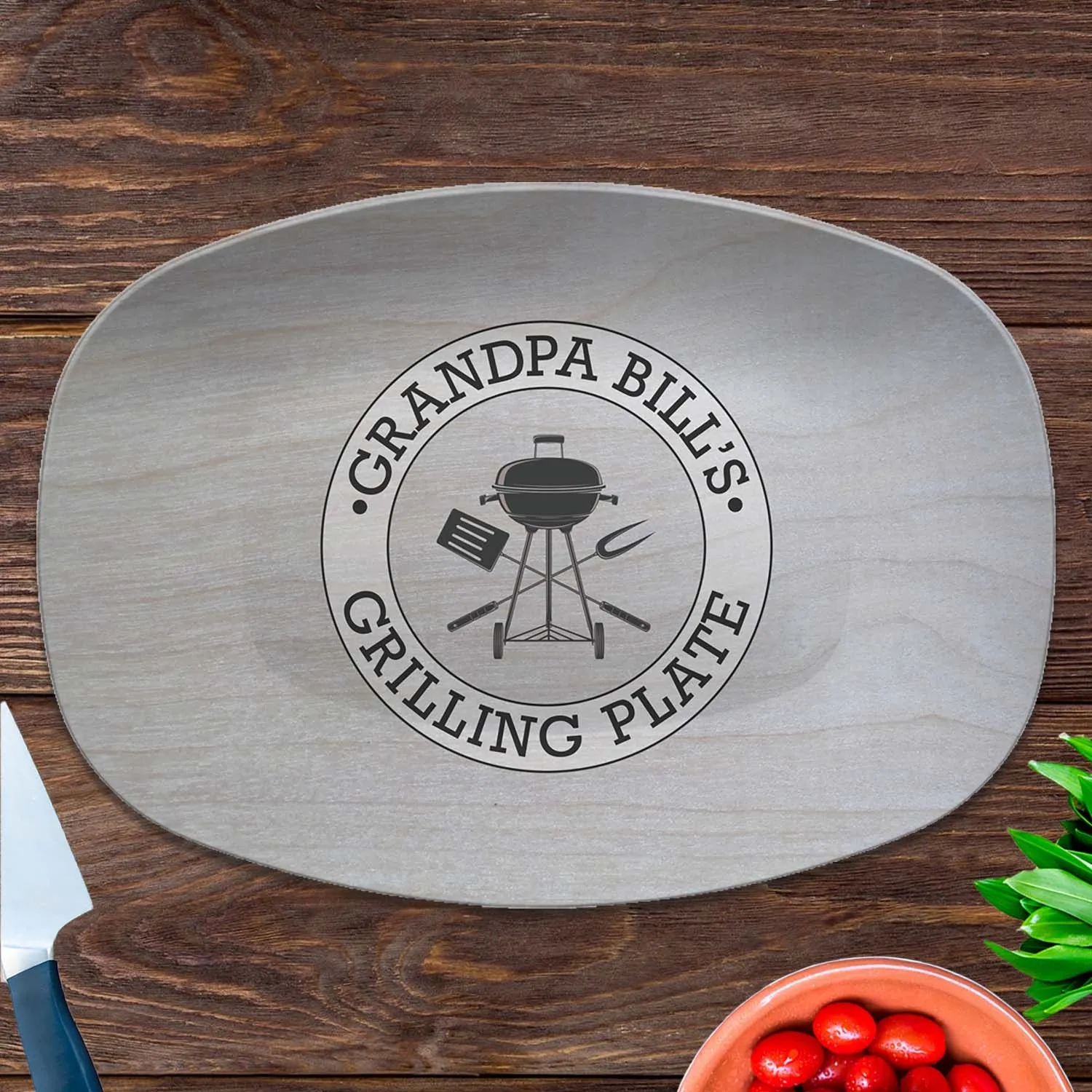 BBQ Grilling Personalized Platter