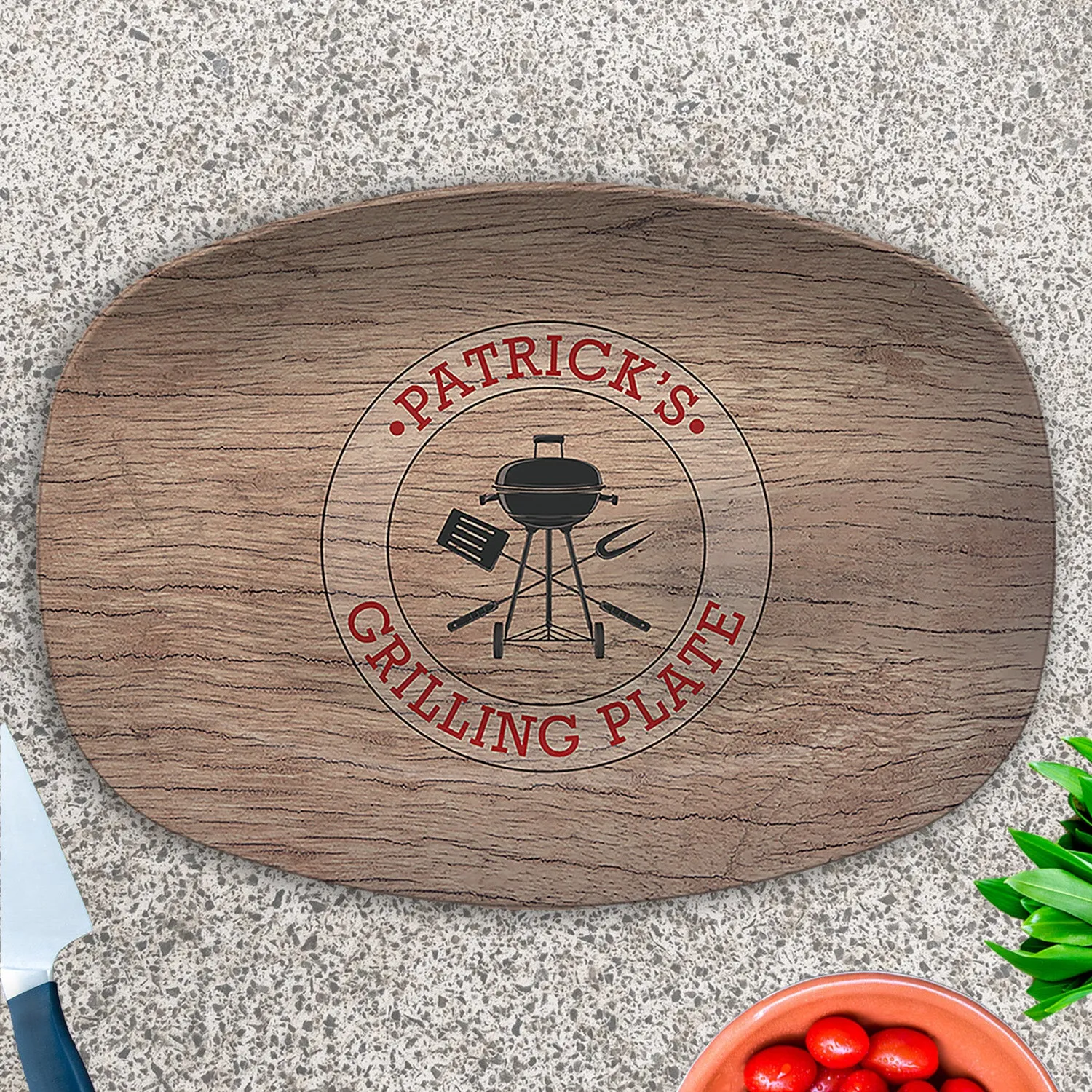 BBQ Grilling Personalized Platter