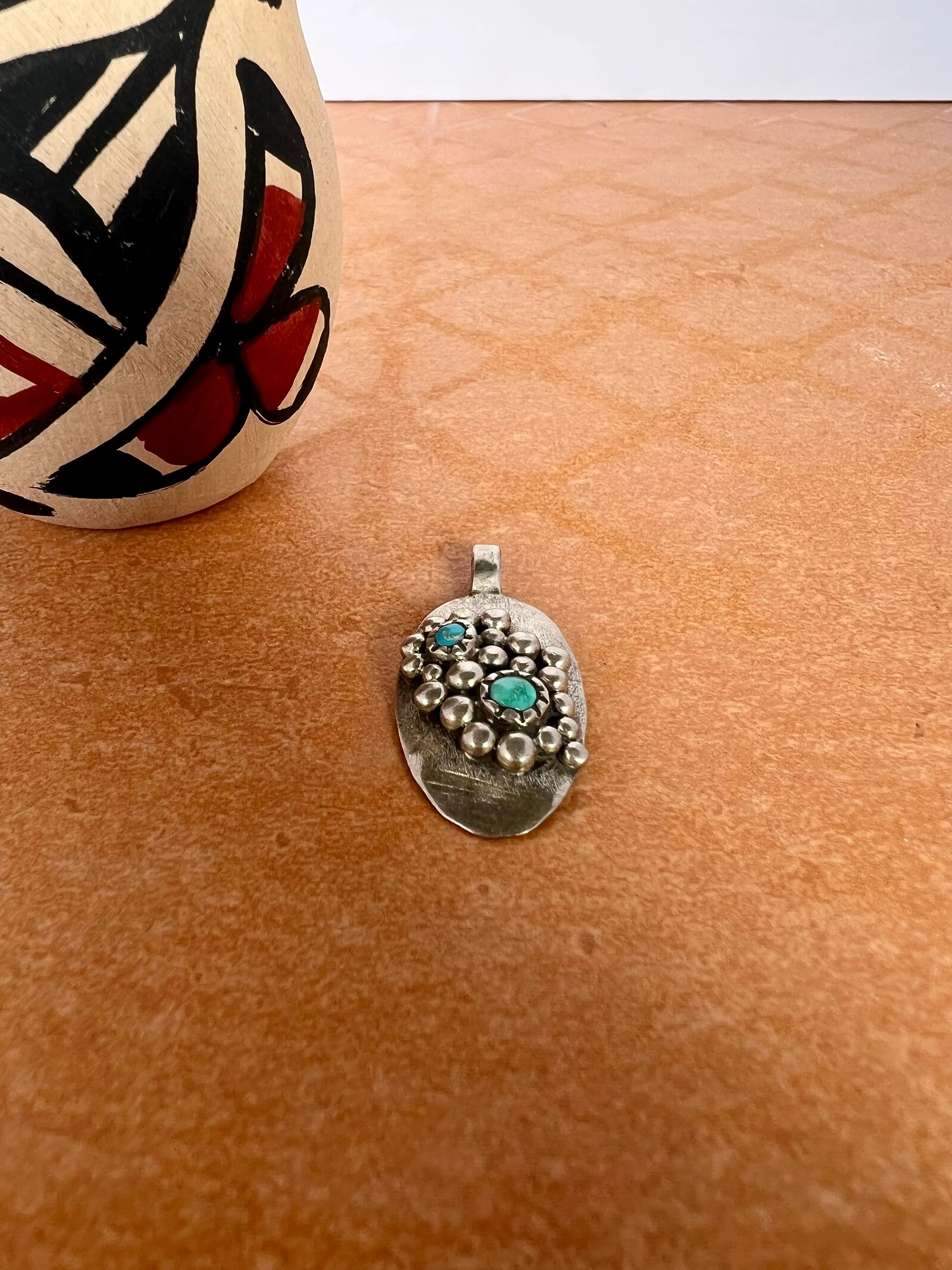 Bubble Turquoise Pendant