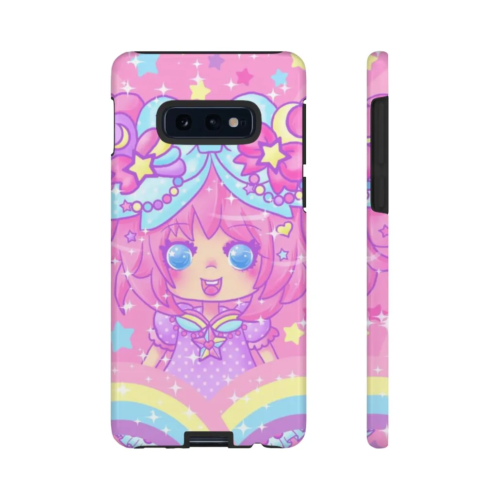 Bubbles Rainbow Land Tough Phone Case