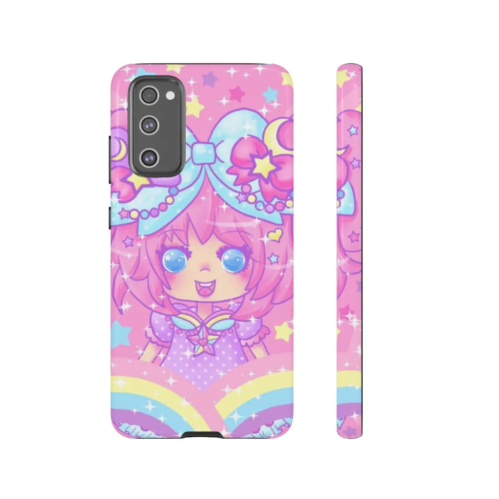 Bubbles Rainbow Land Tough Phone Case