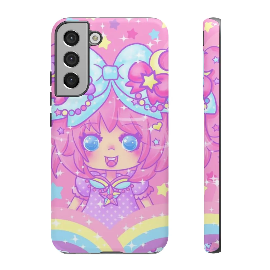 Bubbles Rainbow Land Tough Phone Case