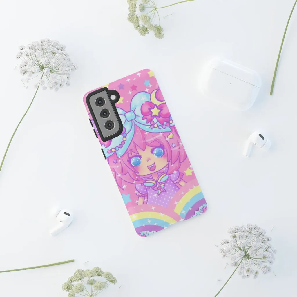 Bubbles Rainbow Land Tough Phone Case