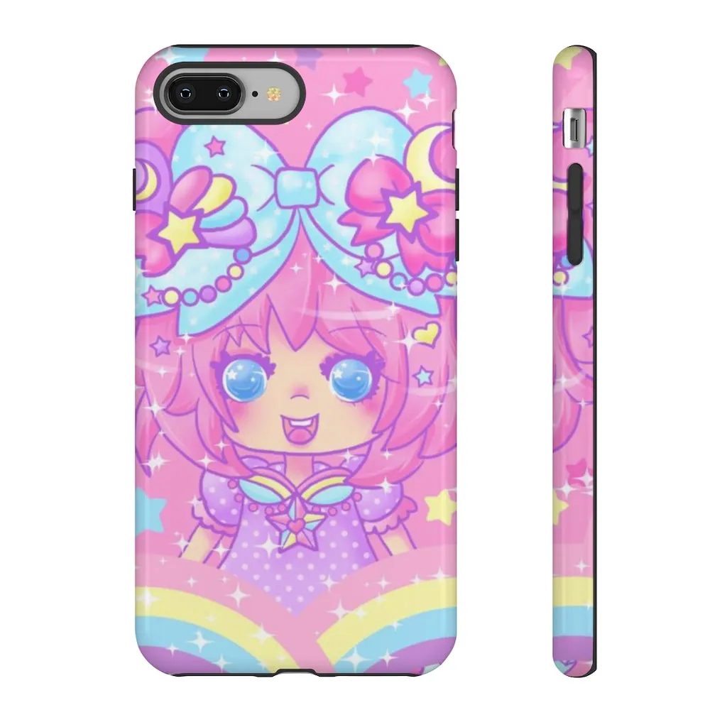 Bubbles Rainbow Land Tough Phone Case