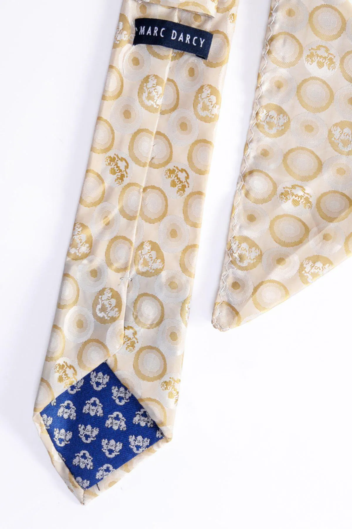 BUBBLES - Stone Circle Print Tie and Pocket Square Set