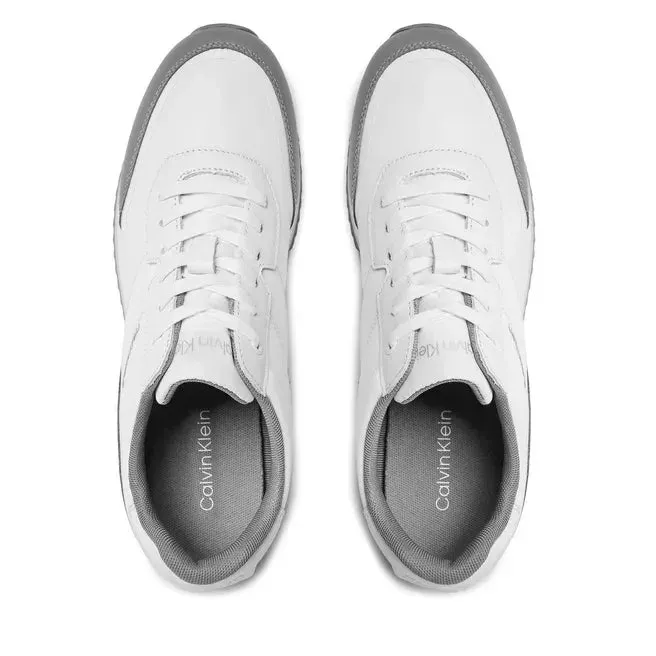 Calvin Klein Low Top Lace Up Heat Bond Sneakers HM0HM00551-WHTGRY