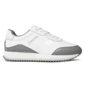 Calvin Klein Low Top Lace Up Heat Bond Sneakers HM0HM00551-WHTGRY