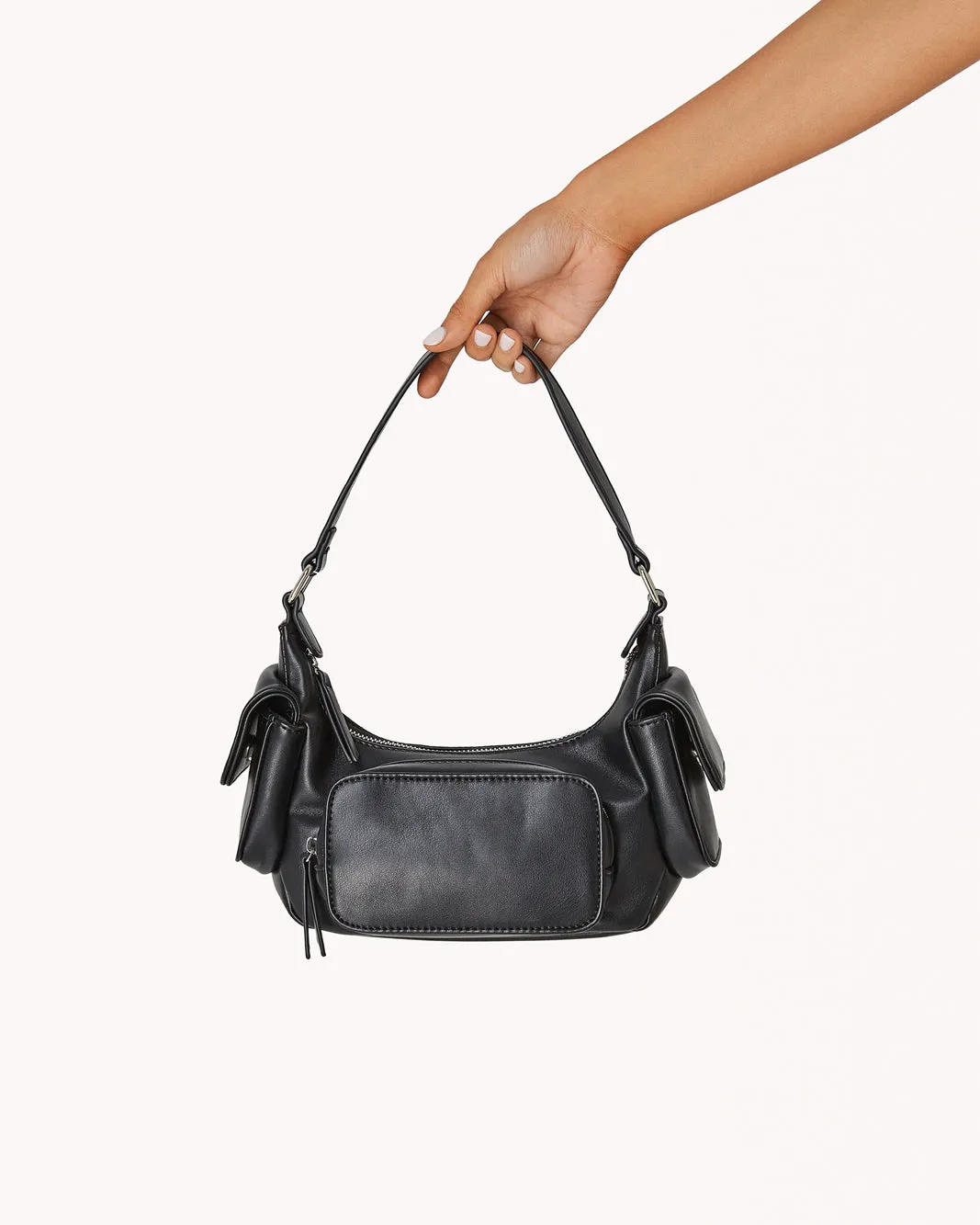 CARMEN SHOULDER BAG - BLACK