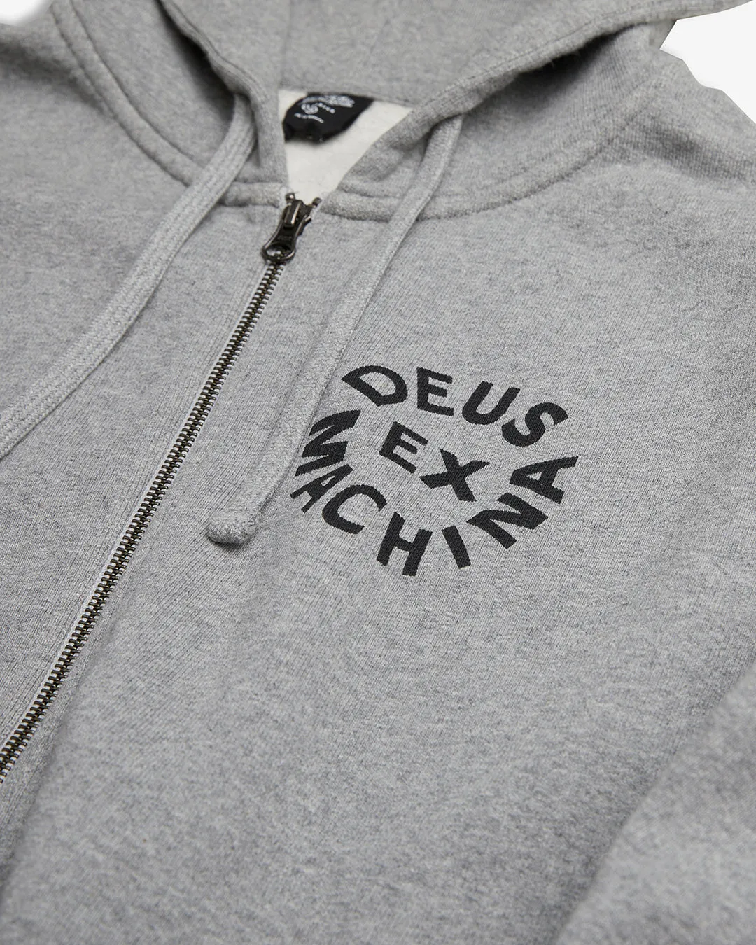 Circle Logo Hoodie - Grey Marle