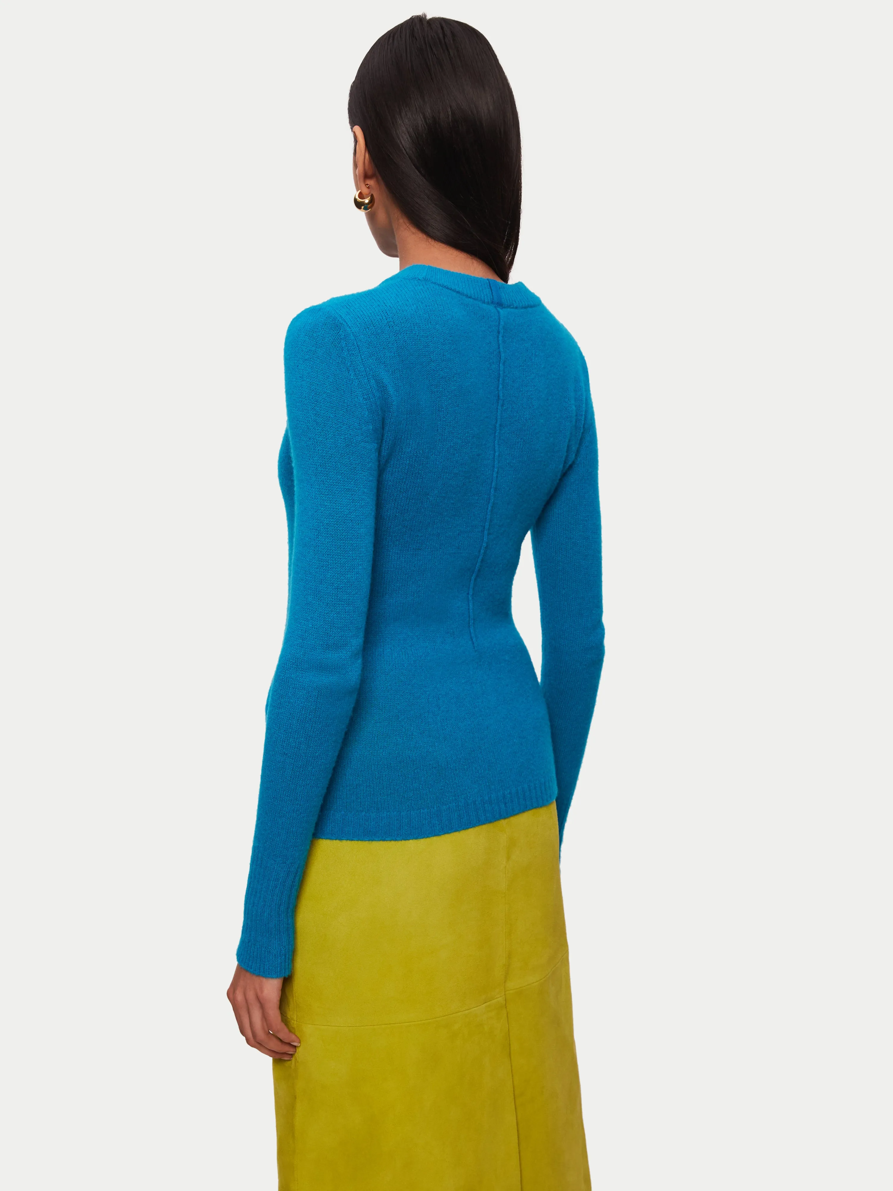 Cloud Cashmere Crew Jumper | Blue