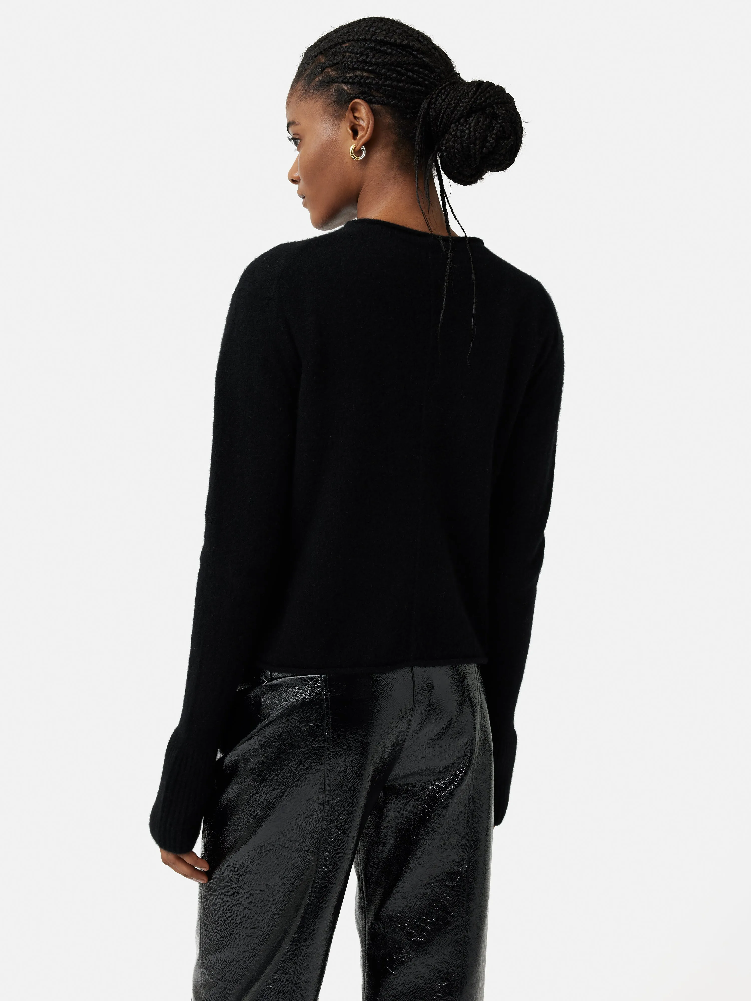 Cloud Cashmere Eldon Jumper | Black