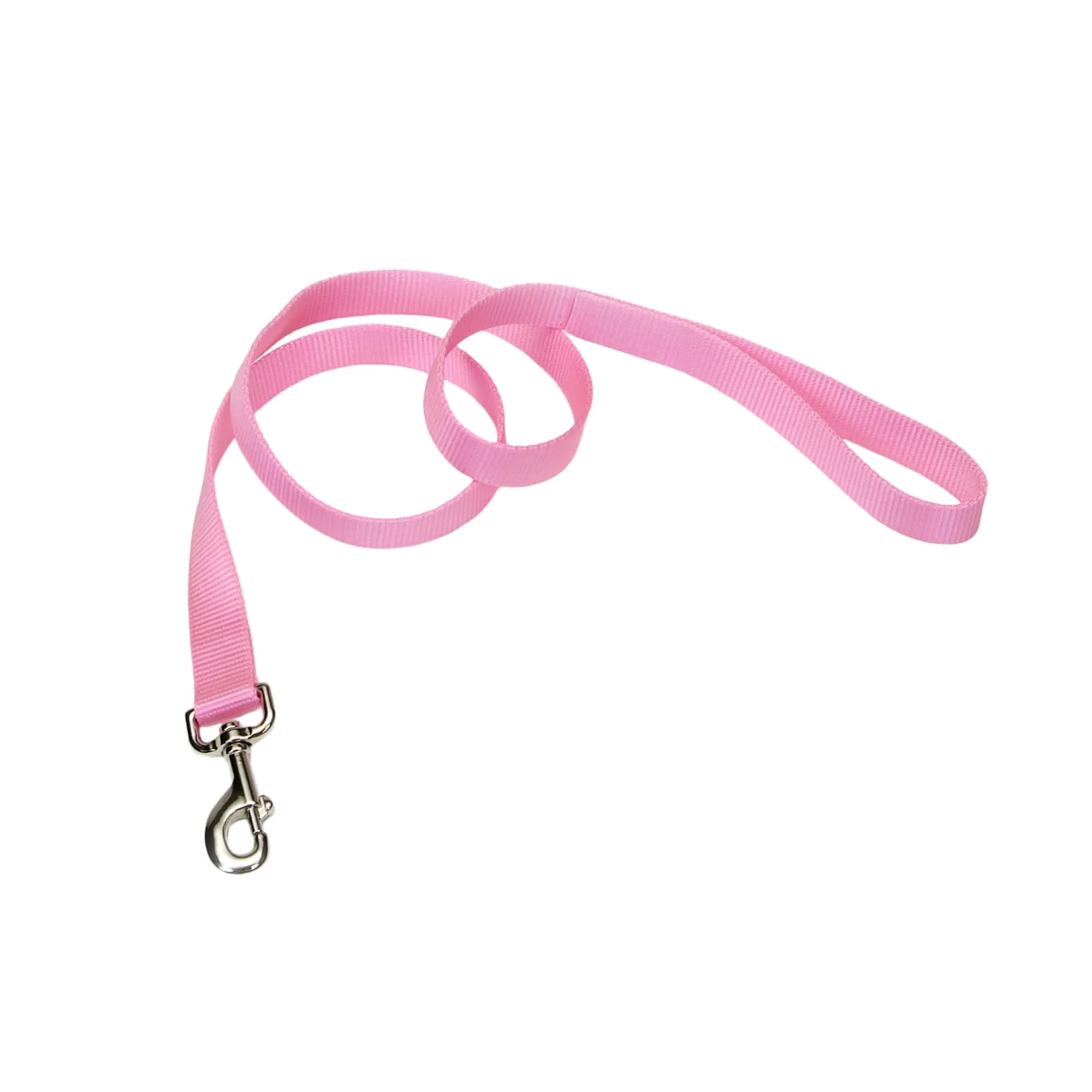 Coastal Single-Ply Dog Leash, Light Pink 3/8 x 6'