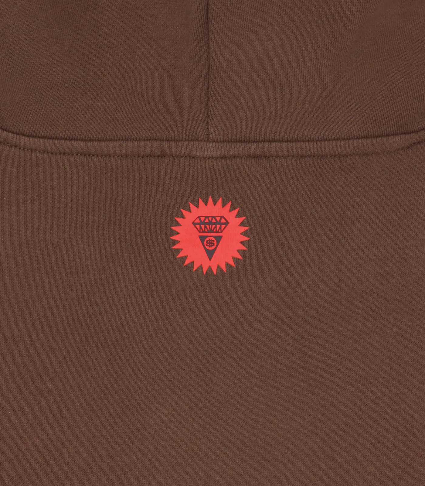 CONES AND BONES POPOVER HOOD - BROWN