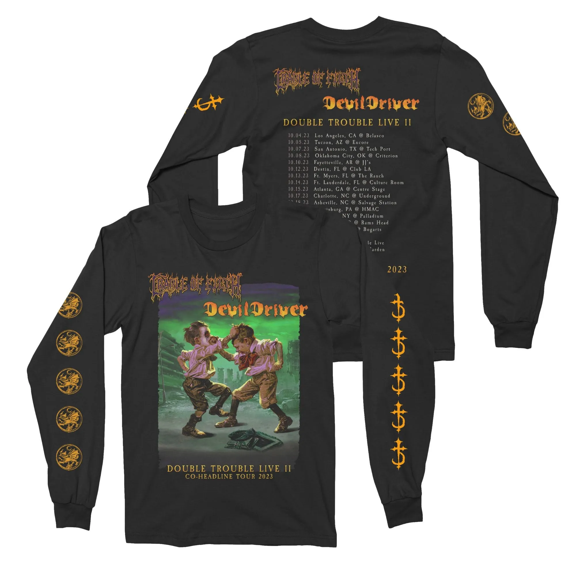 Cradle Of Filth/DevilDriver - Double Trouble II long sleeve