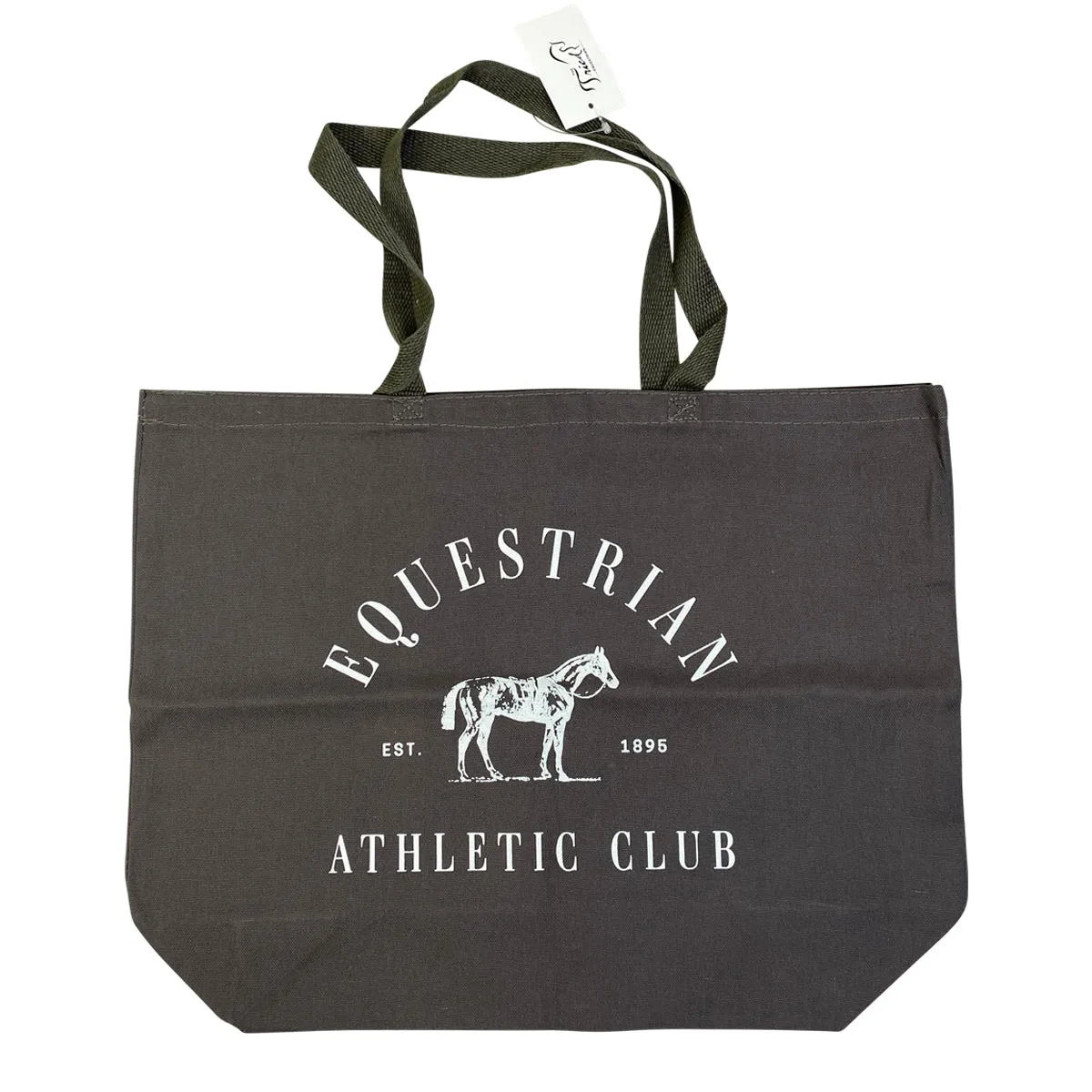 Dapplebay 'Equestrian Club' Tote in Charcoal Grey - One Size