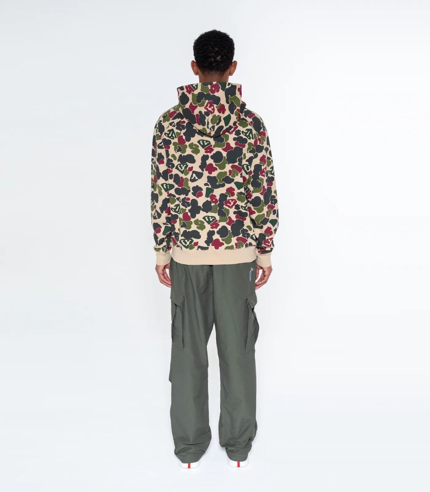 DUCK CAMO ZIP-THROUGH HOOD - MULTI CAMO