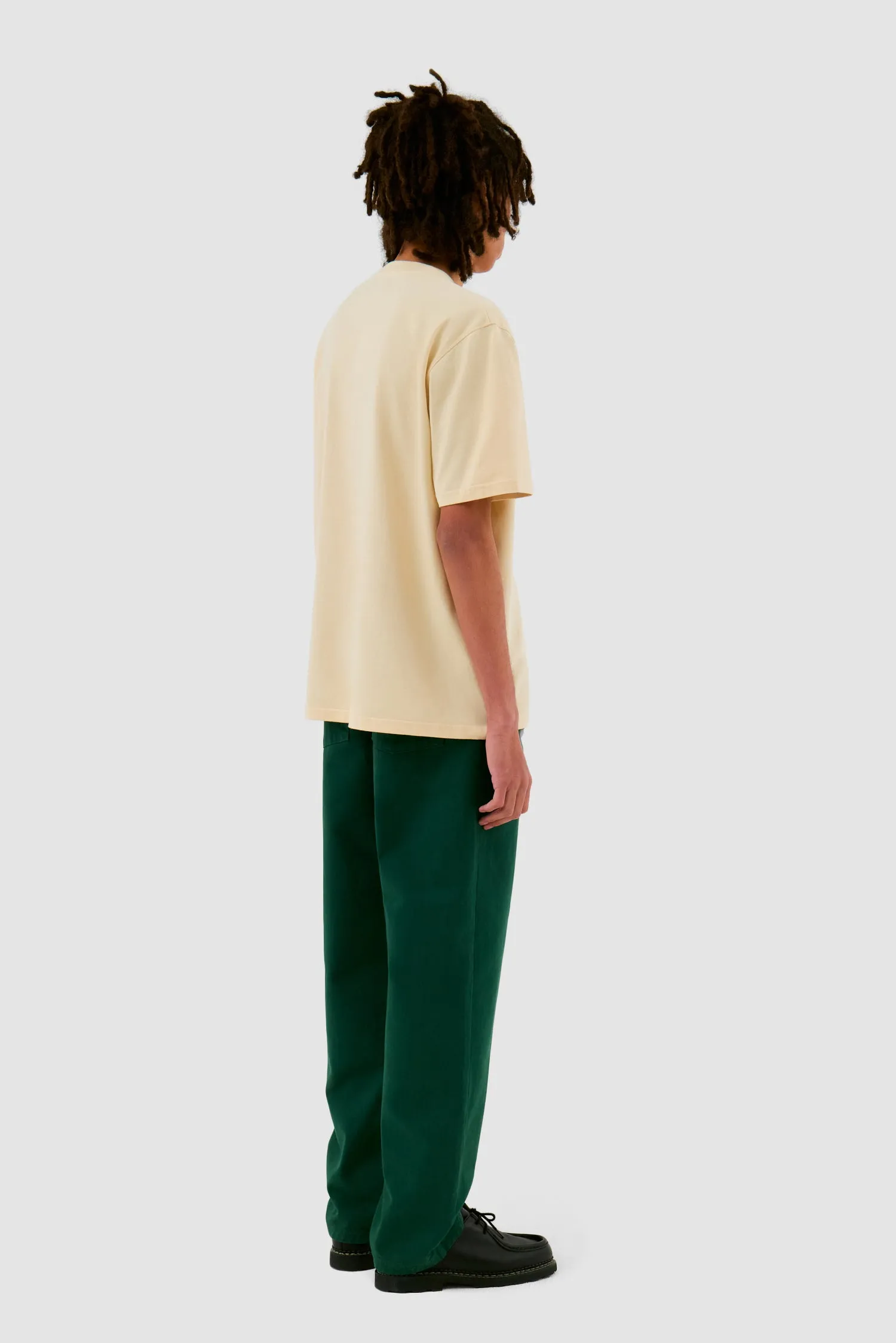 Embroidery Pocket Pants - Green