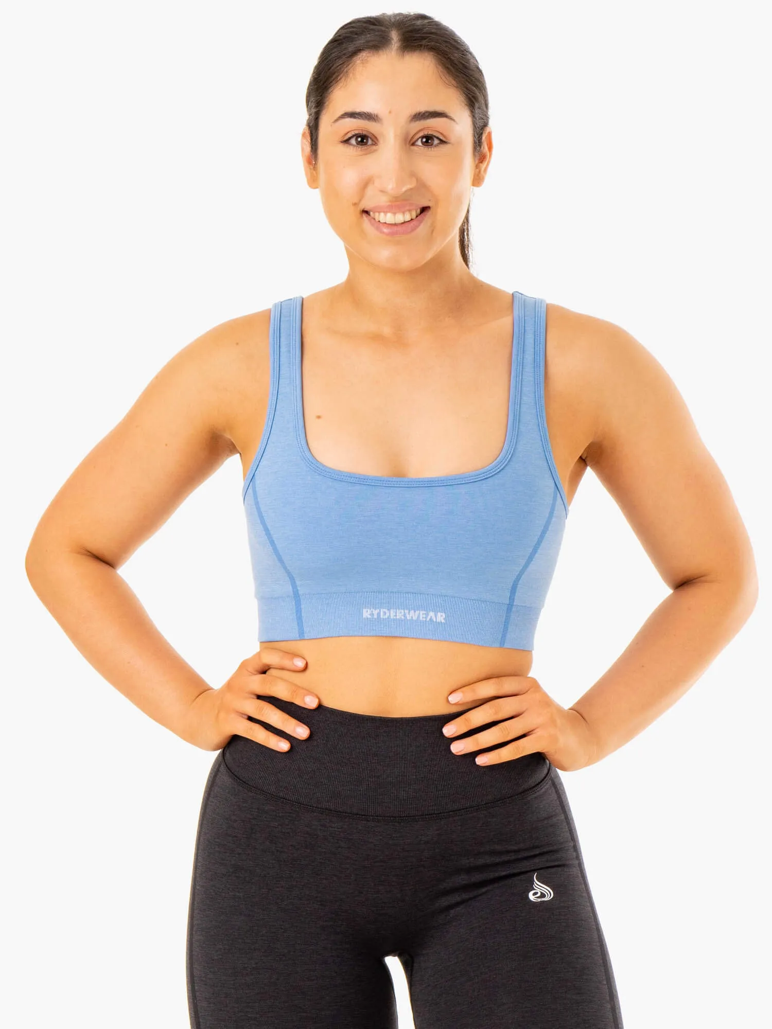 Enhance Seamless Sports Bra - Blue