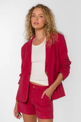 Enza Spicy Red Blazer