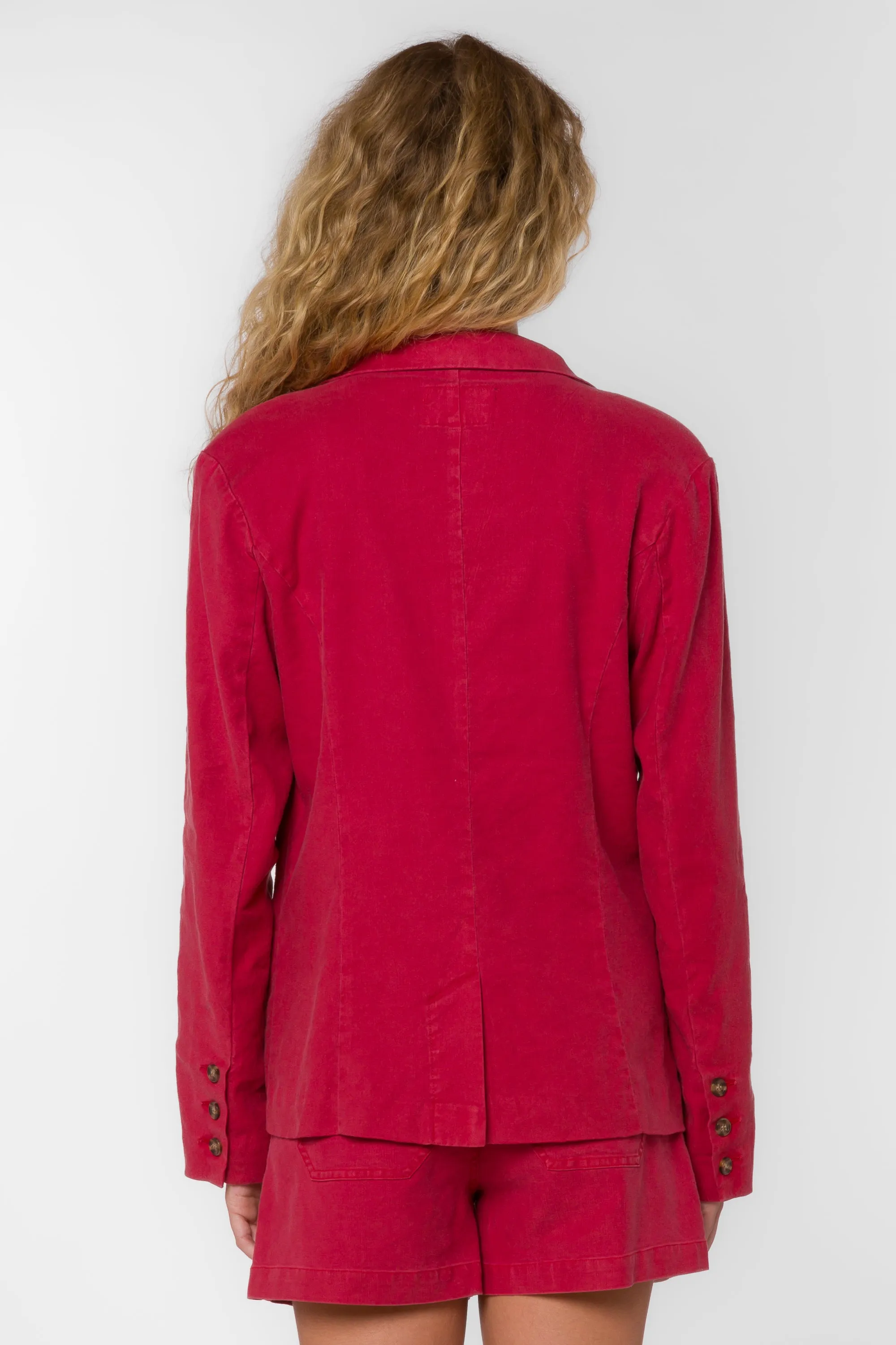 Enza Spicy Red Blazer