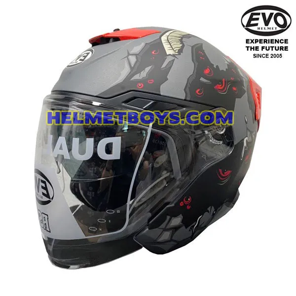 EVO RS9 Motorcycle Sunvisor Helmet EYES