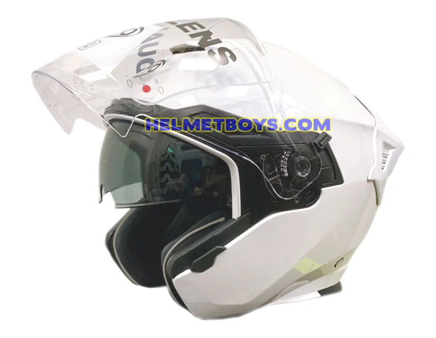 EVO RS9 Motorcycle Sunvisor Helmet GLOSSY WHITE