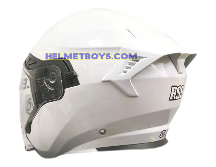 EVO RS9 Motorcycle Sunvisor Helmet GLOSSY WHITE