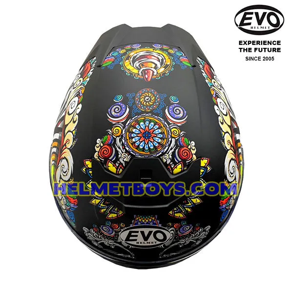 EVO RS9 Motorcycle Sunvisor Helmet LION DANCE