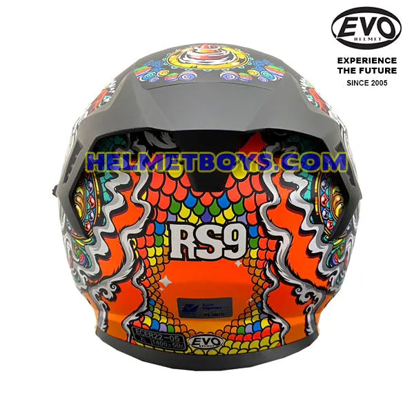 EVO RS9 Motorcycle Sunvisor Helmet LION DANCE