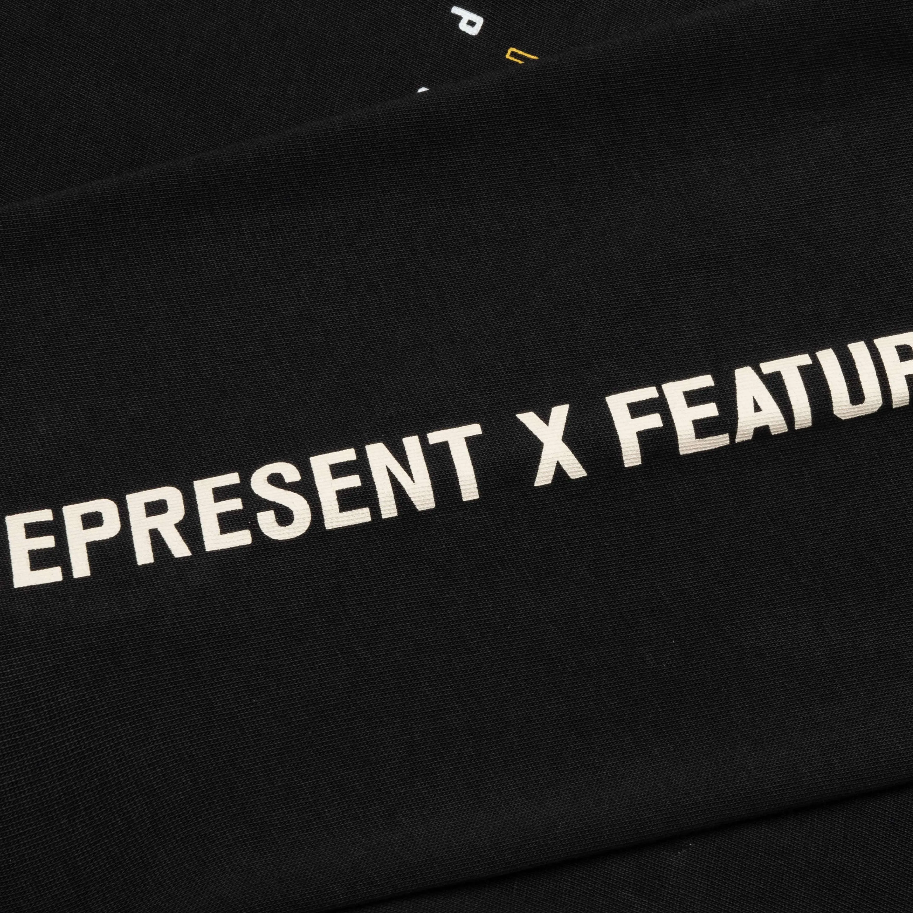 Feature x Represent Head 2 Head L/S T-Shirt - Stained Black