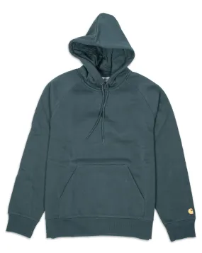 Felpa Uomo Carhartt Wip Hooded Chase Juniper