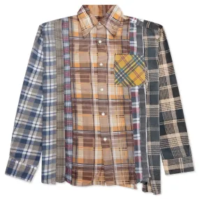 Flannel Shirt 7 Cuts Reflection Shirt - Assorted