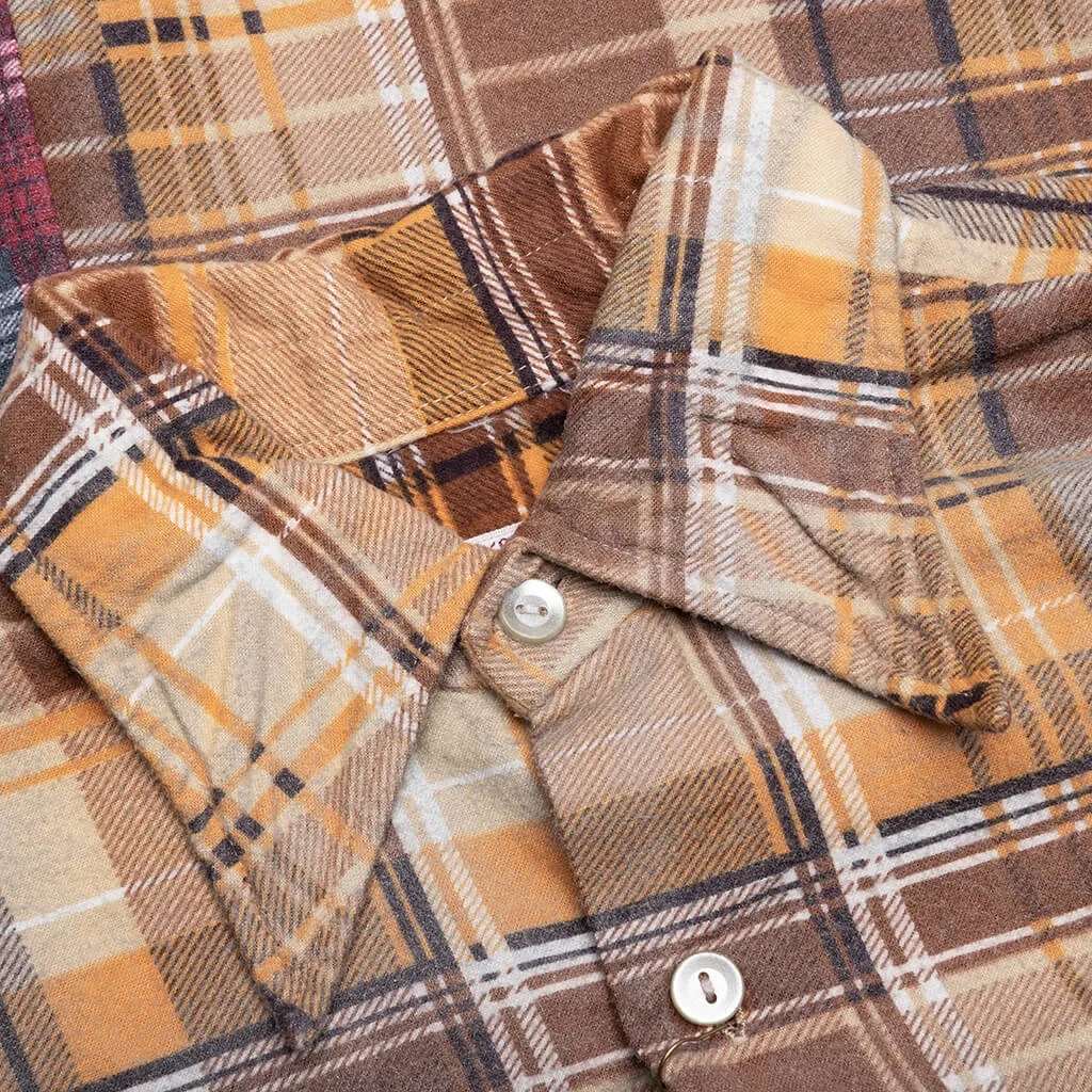 Flannel Shirt 7 Cuts Reflection Shirt - Assorted